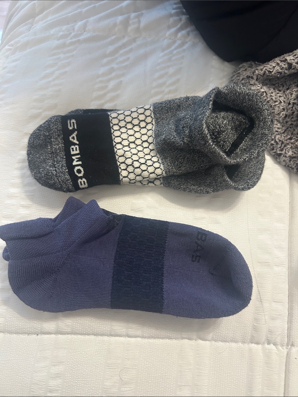 Bombas - Gray & Navy (2-Pack)